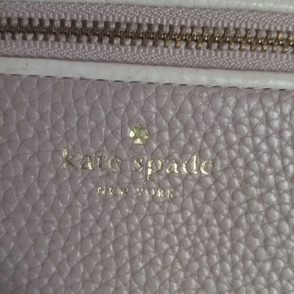 Kate Spade Pebble Leather Zippy Wallet